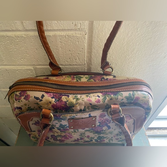 PATRICIA NASH ANTIQUR ROSE SATCHEL EUC - Picture 5 of 9